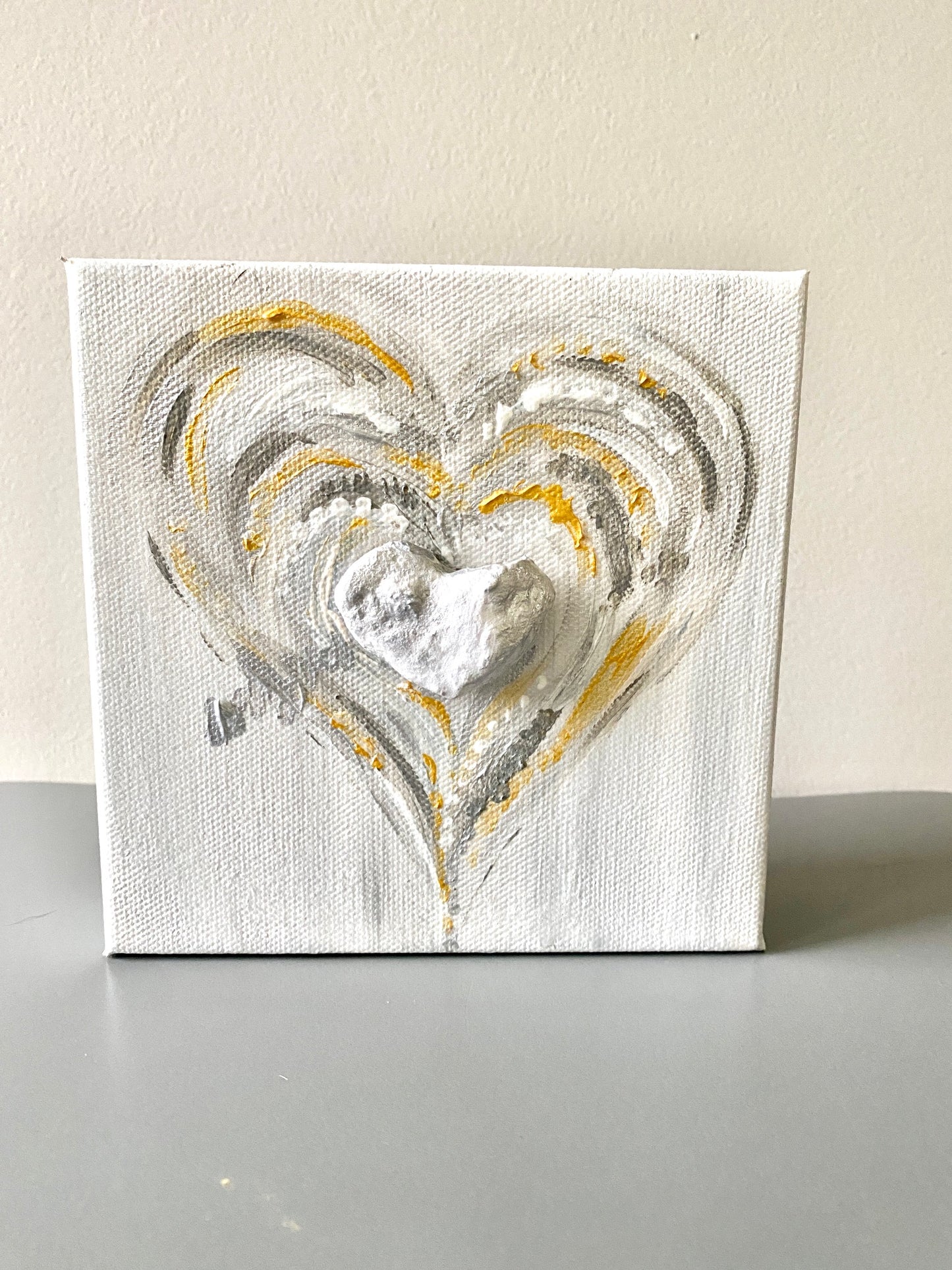 Painted Heart Gold/Silver #107